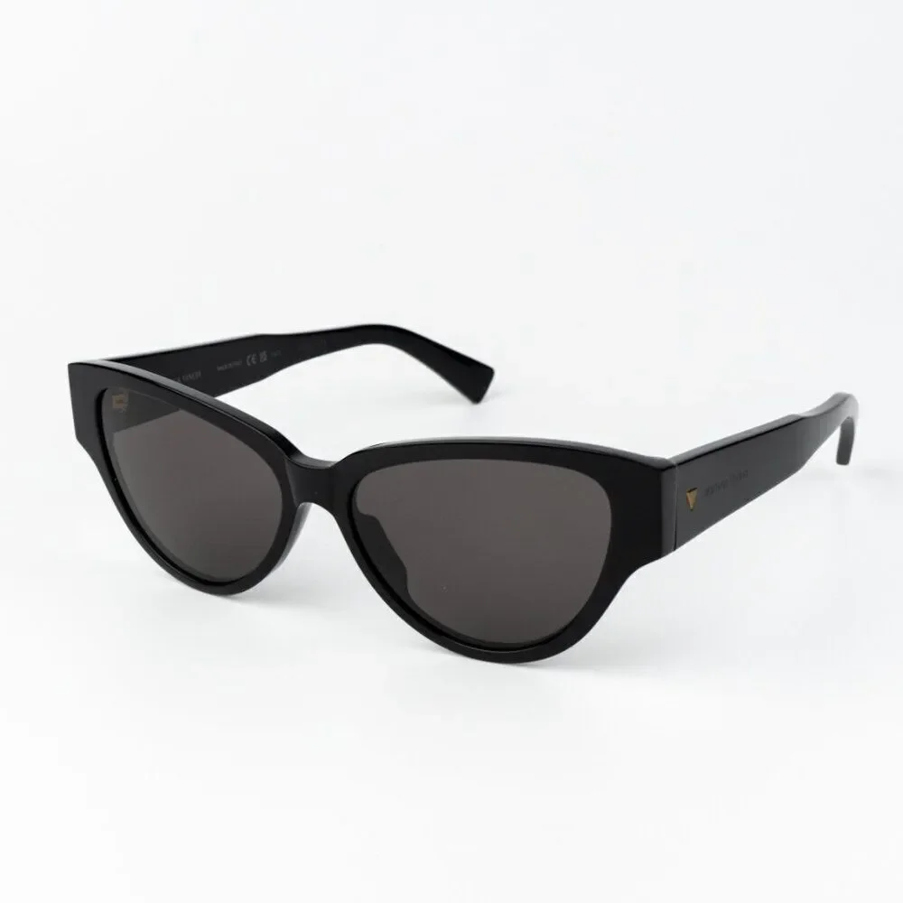 SALE! Bottega Veneta Women Sunglasses Black Grey Cat Eye BV1319S 001 BRAND NEW